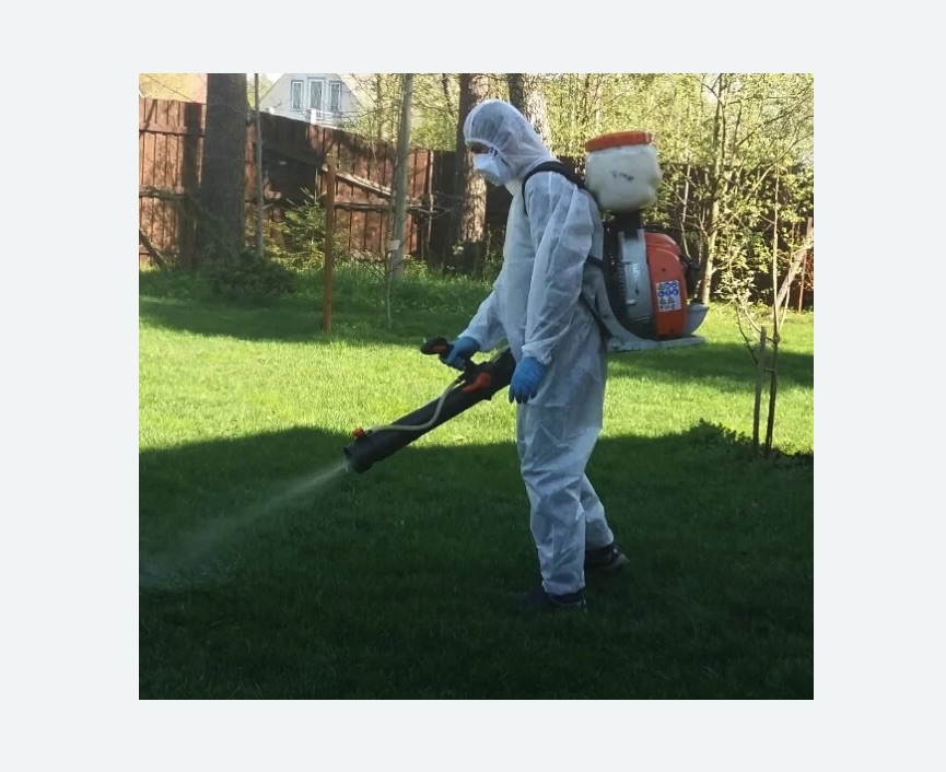 Обработка территории от клещей в Новомосковске